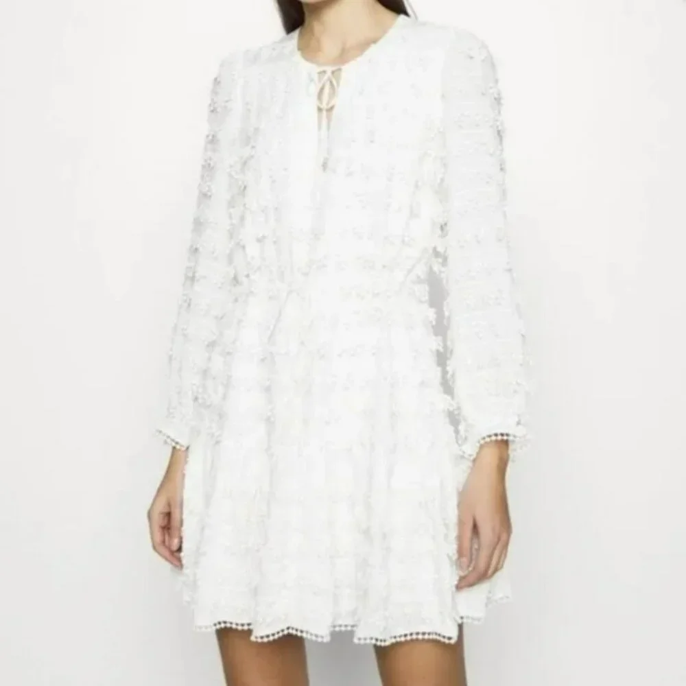 NWT Farm Rio Fringe Detail Mini Dress - Picture 2 of 15